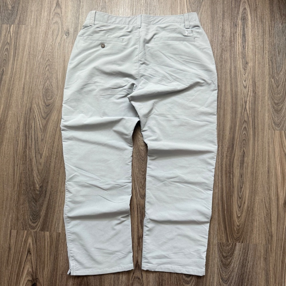 Under Armour Mens Gray Golf Pants Size 34x28 (tag 36x30)Lightweight Athletic - Picture 3 of 11